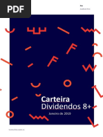Carteira Dividendos 8 Mais
