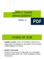 Supply Chain Management: Topic - 2