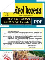 300 Soruyla Tarih Genel Tekrar Testi-2018 Kpss PDF