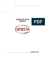 Codigo de Etica Difiesta