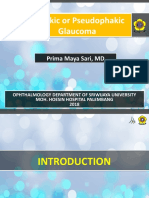 Pseudo Aphakic Glaucoma