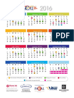 Calendario Pacal 2016