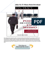 El Poder de Confiar en Ti Mismo Book Download PDF