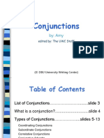 Conjuctions