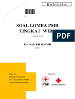 Soal Lomba PMR Tingkat Wira Tahun 2014 Paket A PDF