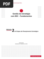 Módulo 2 GESTAO BSC as Etapas Do Planejamento Estratégico