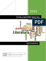 Evaluación Inicial - Ortografía