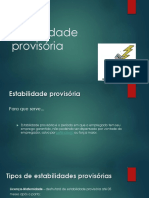 Estabilidade Provisória