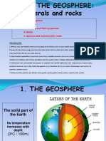 Unit 3 the Geosphere Minerals and Rocks With Answers