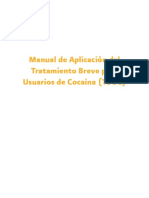 Manual de Aplicación Del Tratamiento Breve para Usuarios de Cocaína (TBUC)