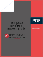 Programa Académico Dermatología