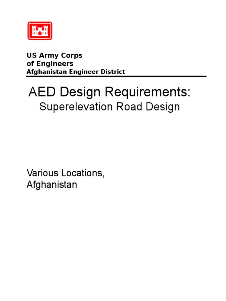 Superelevation Road Design Guidelines | PDF | Land Transport ...