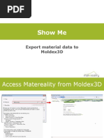 Export Material Data To Moldex3D