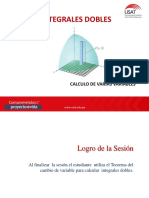 Cambio de Variable en Integrales Dobles