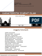 Karakteristik Syariat Islam (Def) Kelompok 8