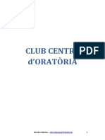 Manual Del Club de Oratoria Roles y Funcionamiento