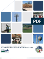 Working For Rural Communities: Rural Development and The Recovery Act