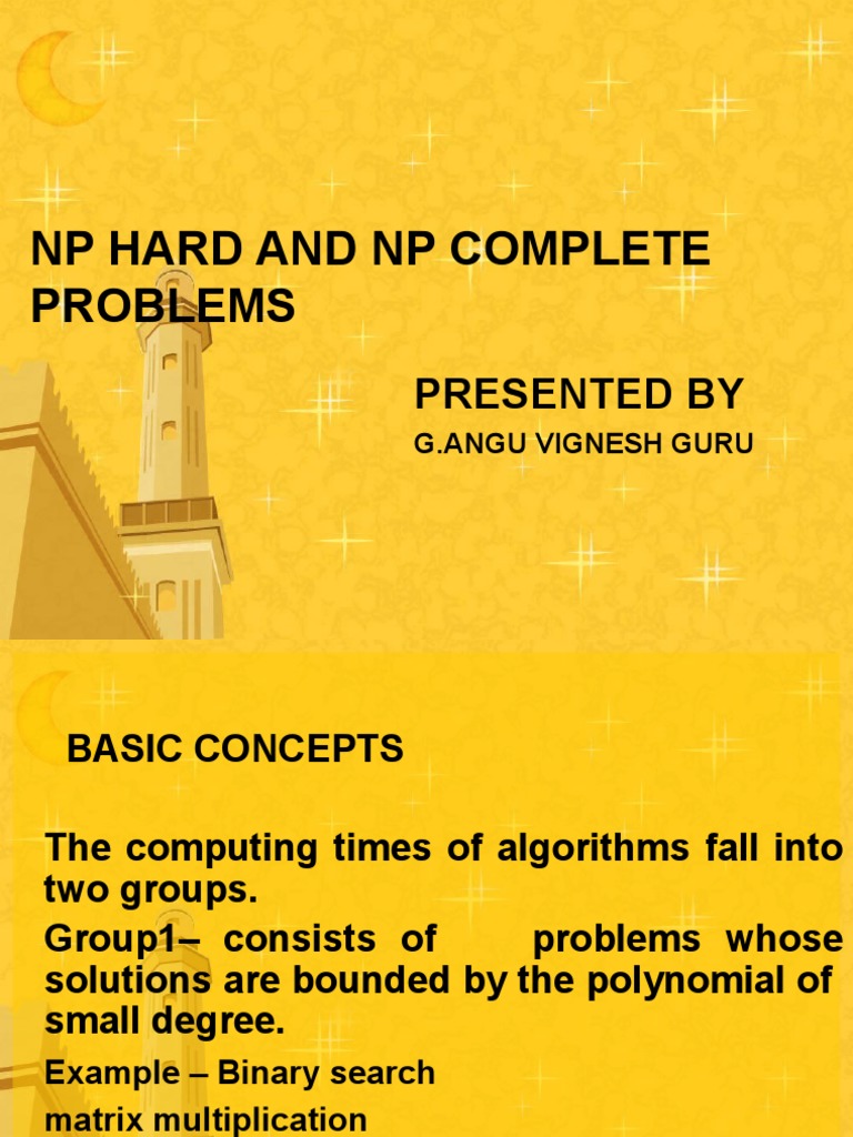 NP-Hard vs NP-Complete Explained | PDF | Time Complexity ...