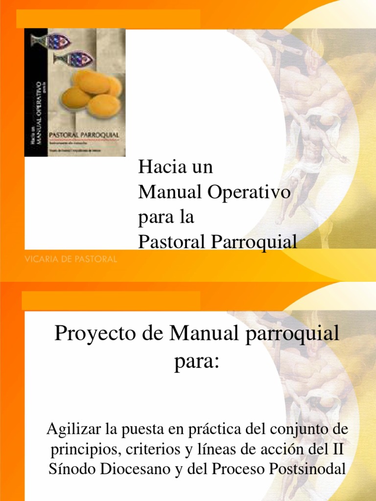 Manual Operativo para la Pastoral Parroquial | PDF | Misionero ...