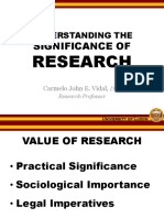 2 Significance of Research
