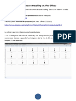 Caminata en Travelling - After Effects