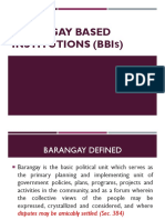 Brgy Organizational Structure & Bbis