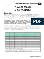 6T40 (RPO MH8, MHB) 6T45 (RPO MH7, MHC) : Solenoids