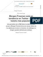 Morgan Freeman Está en Tendencia en Twitter - Los Tweets Más Populares _ Spain