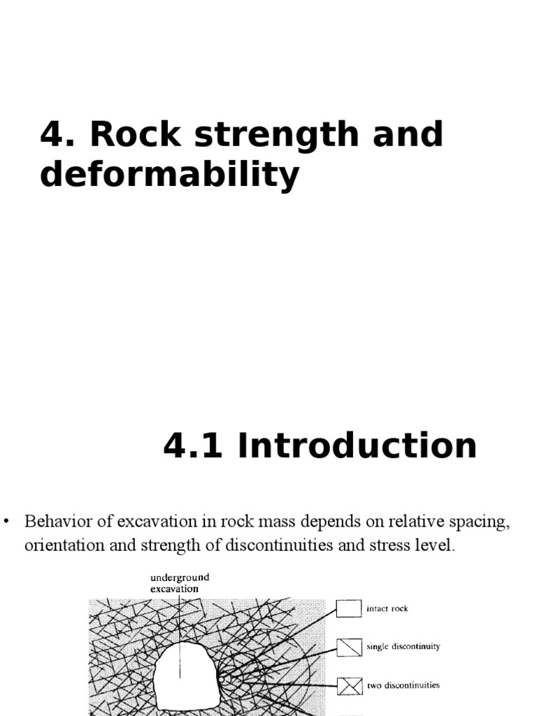Rock Strength and Deformability | PDF | Strength Of Materials | Fracture
