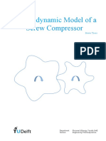 Thermodynamic Model of a Screw Compressor