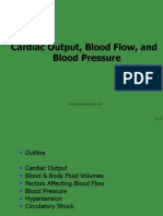 Cardiac Output, Blood Flow, and Blood Pressure