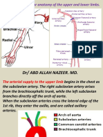 DR/ Abd Allah Nazeer. MD.: Radiological Vascular Anatomy of The Upper and Lower Limbs