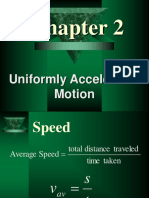 Uniformly Accelerated Motion