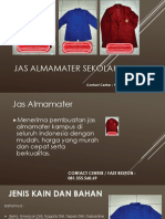 Jaket Almamater, Kemeja Almamater Sekolah, Mentari 08155556065 ( wa + telp )