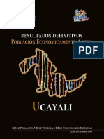 Censo, Ucayali. Dic, 2018