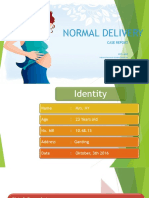 Normal Delivery Case Report