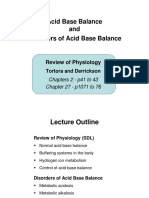 Disorders of Acid Base Balance