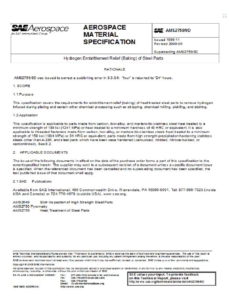Ams 2759-9D PDF | PDF