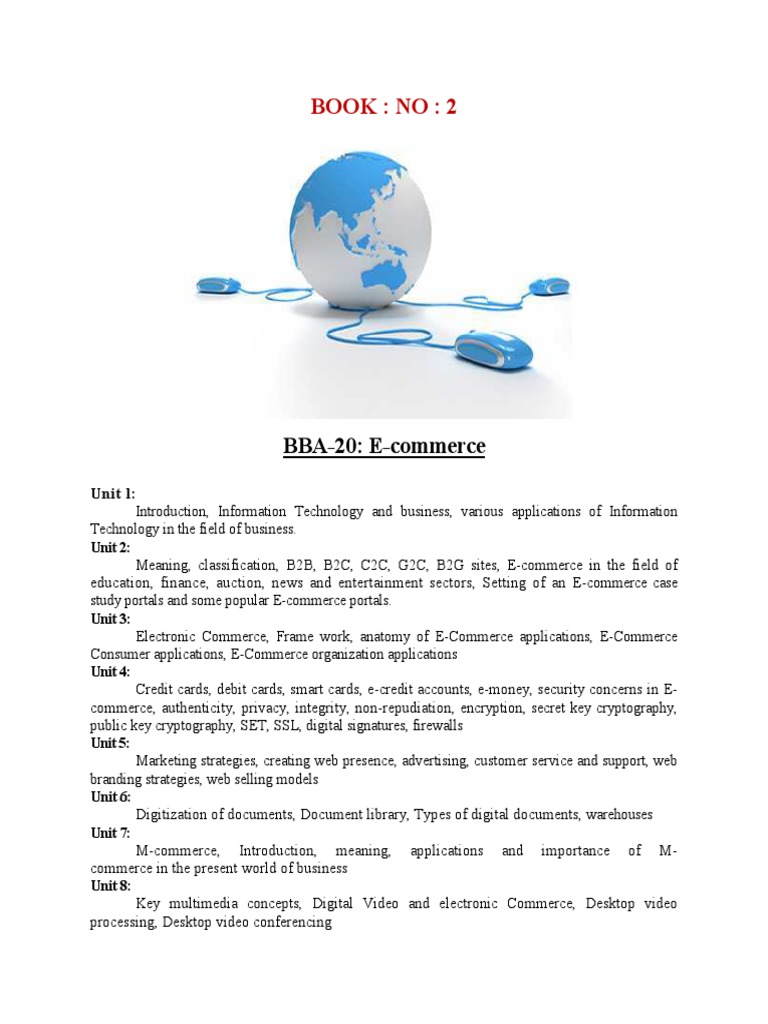 E Commerce PDF | PDF | Online Shopping | Online Banking