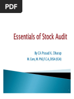 Stock Audit Presentation