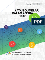 Kecamatan Gumelar Dalam Angka 2017