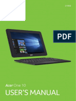 acer one manual