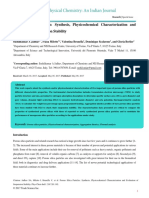 Porous Silica Particles Synthesis Physicochemical Characterization and Evaluation of Suspension Stability