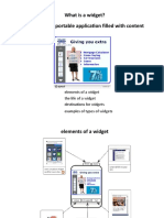 A Widget Is A Portable Application Filled With Content What Is A Widget?