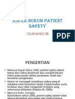 Aspek Hukum Patient Safety