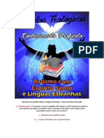 Batismo Com Espc3adrito Santo e Lc3adnguas Estranhas Livro