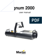 Manual de Maquina de Humo Magnum2000
