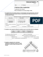 Dpa7 - Ficha - Trabalho - 19 - Mudança de Estados Fisicos