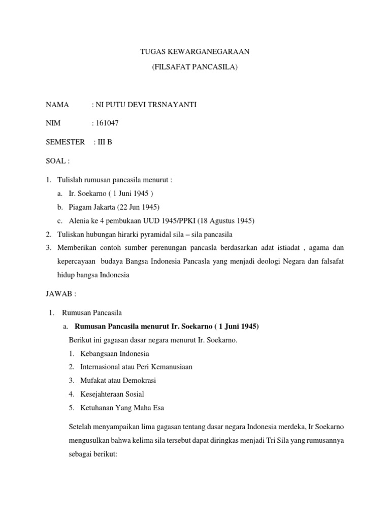 A Tugas Kewarganegaraan Fix Pdf