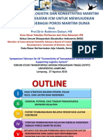 UNILA; Pembangunan ICM, Logistik Dan Konektivitas Maritim Untuk Mewujudkan Indonesia Sebagai PMD